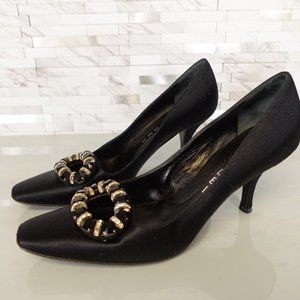Casadei | Shoes | Casadei Stiletto Heel Sandals With Crystal